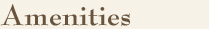 Amenities